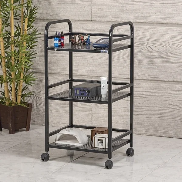 Arya Cihaz Taşıma ve Setup Sehpası | 3 Raflı - Siyah - Sac