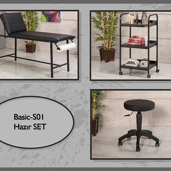 Hazır Setler | MC-5001 | Sedye, Cihaz Sehpası, Tabure