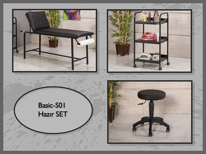 Hazır Setler | MC-5001 | Sedye, Cihaz Sehpası, Tabure