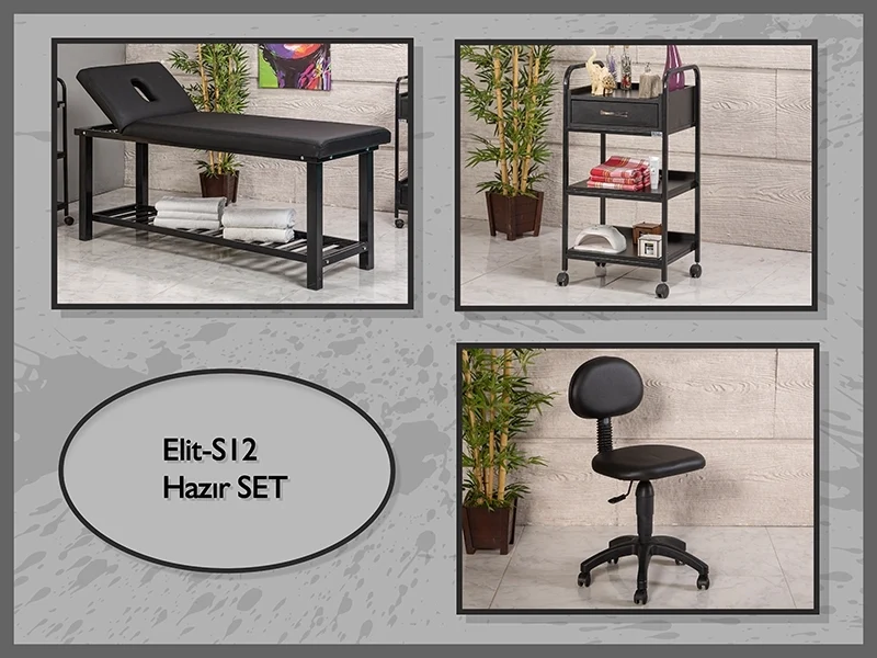 Hazır Setler | MC-5008 | Sedye (Delikli), Cihaz Sehpası, Sandalye