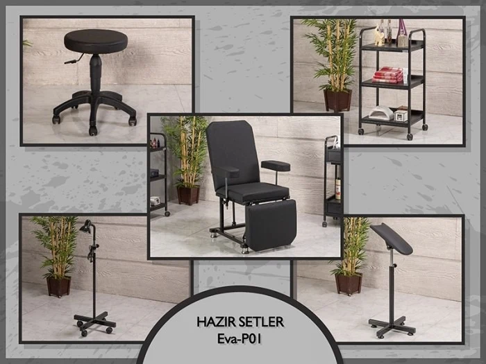Hazır Setler | MC-5034 | Koltuk, Sehpa, Tabure, Lamba, Kolluk