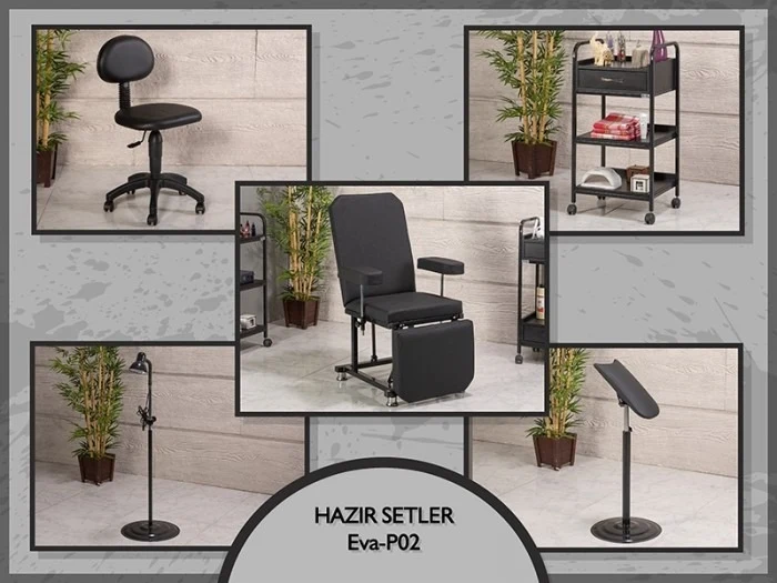 Hazır Setler | MC-5035 | Koltuk, Sehpa, Sandalye, Lamba, Kolluk