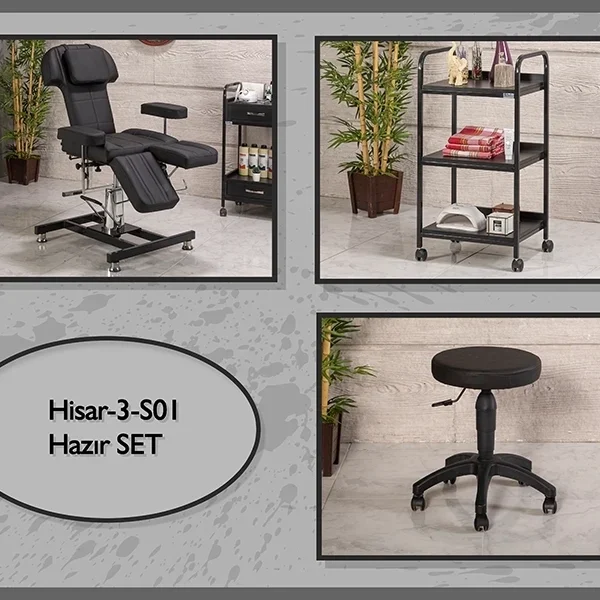 Hazır Setler | MC-5011 | Hareketli Koltuk, Cihaz Sehpası, Tabure