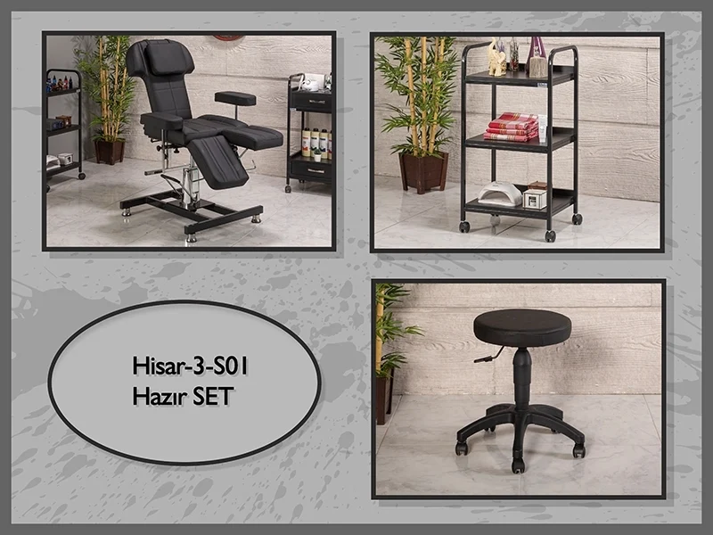 Hazır Setler | MC-5011 | Hareketli Koltuk, Cihaz Sehpası, Tabure