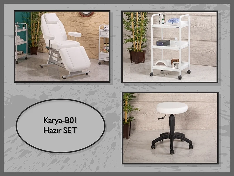Hazır Setler | MC-5043 | Hareketli Koltuk, Cihaz Sehpası, Tabure