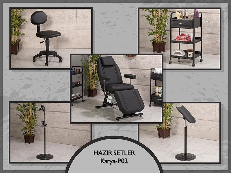 Hazır Setler | MC-5017 | Koltuk, Sehpa, Sandalye, Lamba, Kolluk