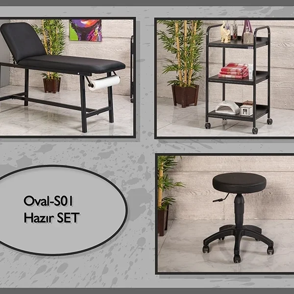 Hazır Setler | MC-5028 | Sedye, Cihaz Sehpası, Tabure