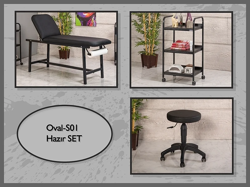 Hazır Setler | MC-5028 | Sedye, Cihaz Sehpası, Tabure