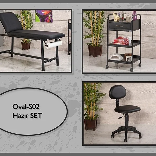 Hazır Setler | MC-5029 | Sedye, Cihaz Sehpası, Sandalye