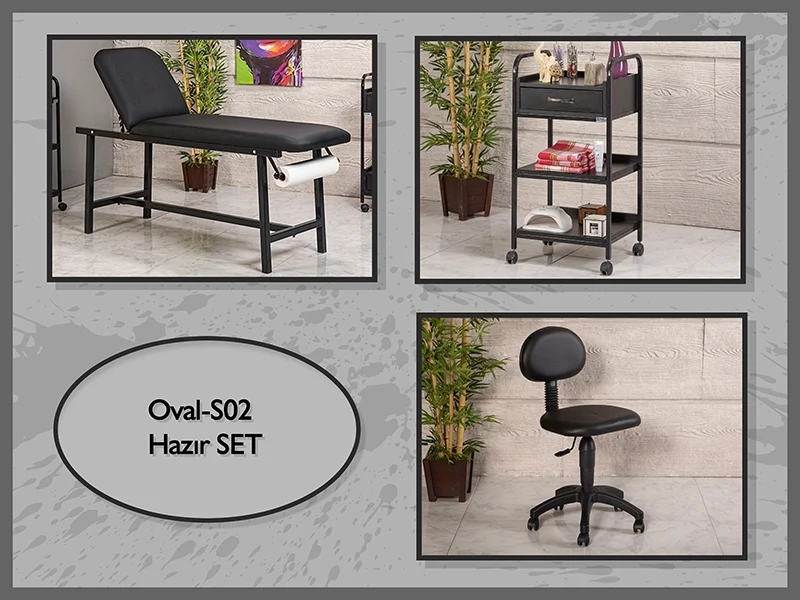 Hazır Setler | MC-5029 | Sedye, Cihaz Sehpası, Sandalye